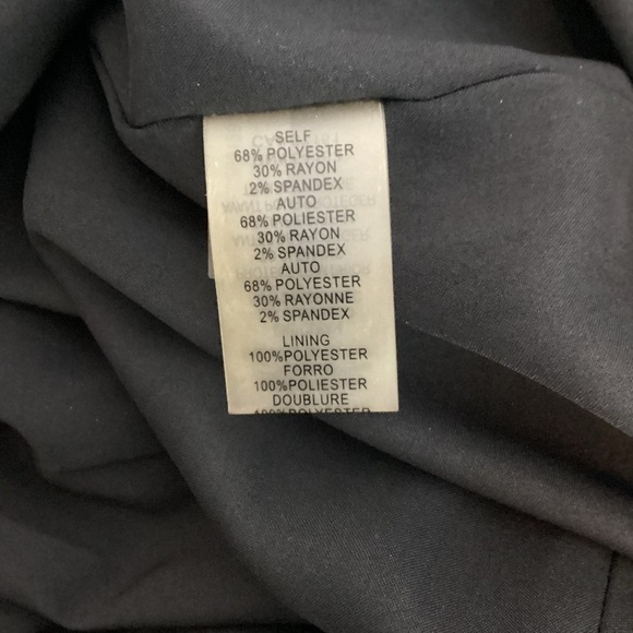 Vince Camuto Black Fit and Flare Mini Dress 3/4 Sleeve Petite 12P - Picture 7 of 7